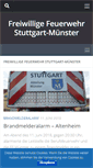 Mobile Screenshot of fw-muenster.de